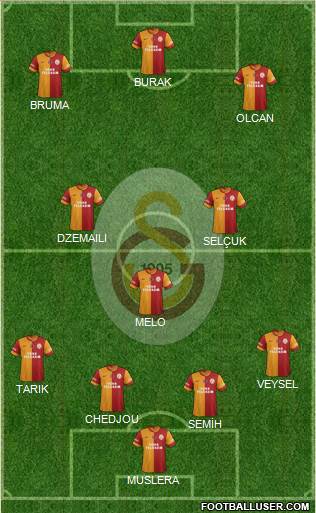 Galatasaray SK Formation 2014