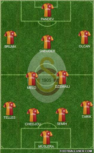 Galatasaray SK Formation 2014