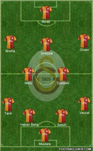 Galatasaray SK Formation 2014