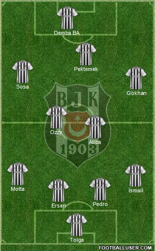 Besiktas JK Formation 2014