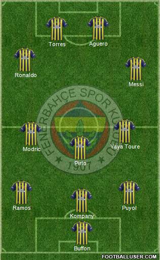 Fenerbahçe SK Formation 2014