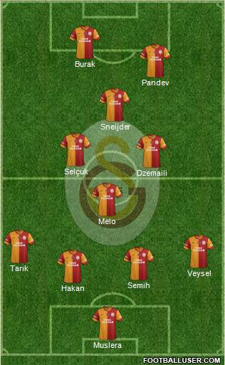 Galatasaray SK Formation 2014
