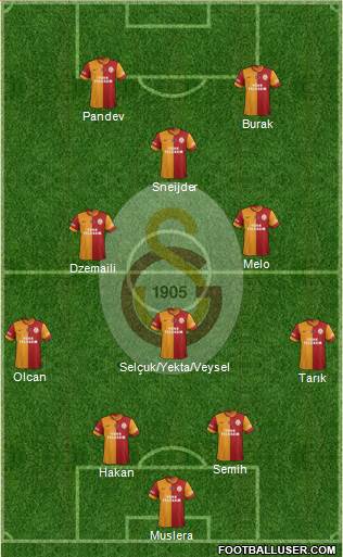 Galatasaray SK Formation 2014