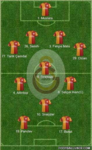 Galatasaray SK Formation 2014