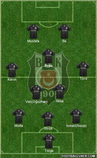 Besiktas JK Formation 2014