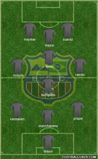 Barcelona FC (RJ) Formation 2014