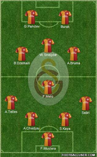 Galatasaray SK Formation 2014