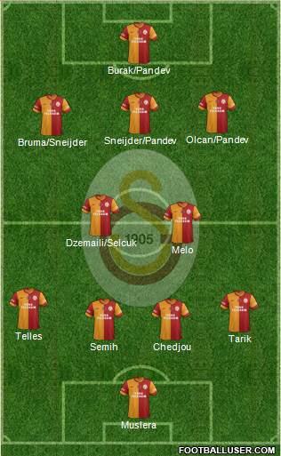 Galatasaray SK Formation 2014