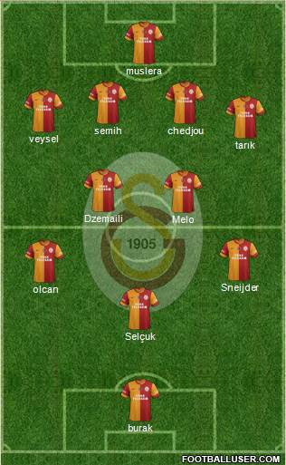 Galatasaray SK Formation 2014