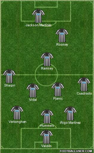 Newcastle United Formation 2014