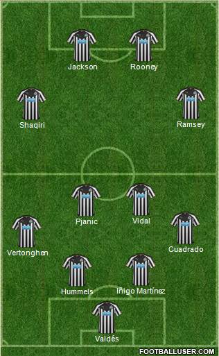 Newcastle United Formation 2014