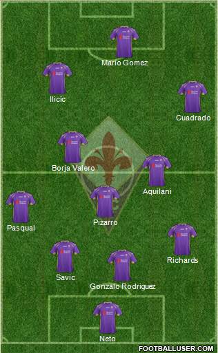 Fiorentina Formation 2014