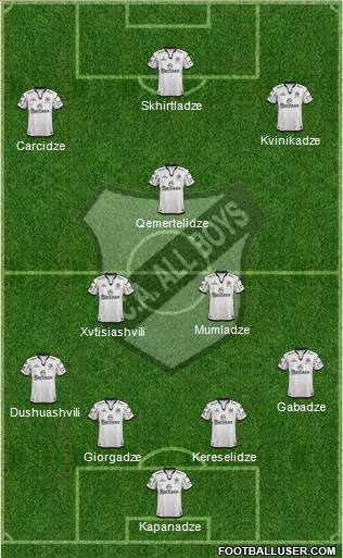 All Boys Formation 2014