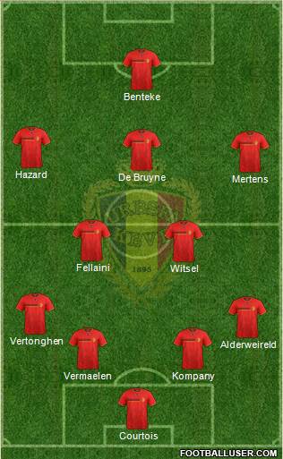 Belgium Formation 2014