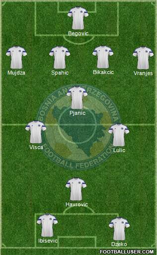 Bosnia and Herzegovina Formation 2014