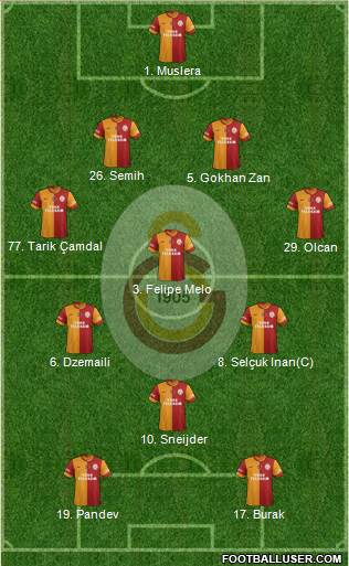 Galatasaray SK Formation 2014