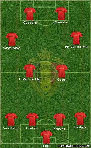 Belgium Formation 2014