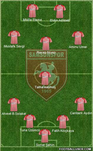 Samsunspor Formation 2014