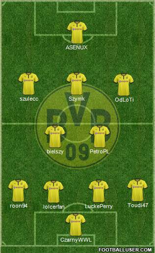 Borussia Dortmund Formation 2014