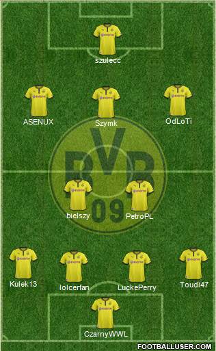 Borussia Dortmund Formation 2014