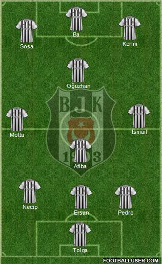 Besiktas JK Formation 2014
