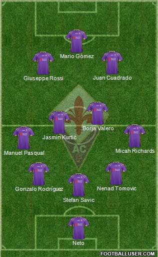 Fiorentina Formation 2014