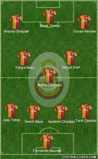 Galatasaray SK Formation 2014