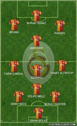 Galatasaray SK Formation 2014
