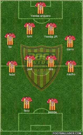 Boca Unidos Formation 2014
