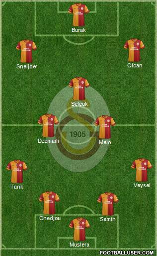 Galatasaray SK Formation 2014