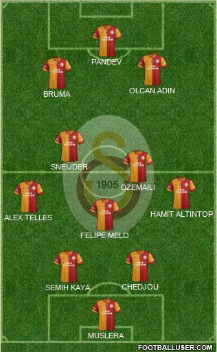 Galatasaray SK Formation 2014