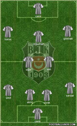 Besiktas JK Formation 2014