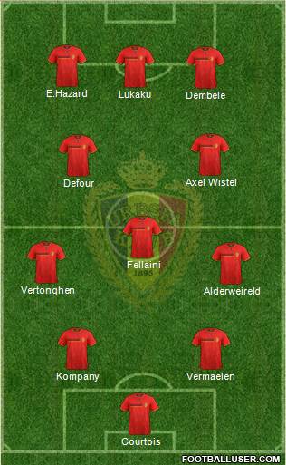 Belgium Formation 2014