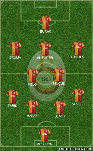Galatasaray SK Formation 2014