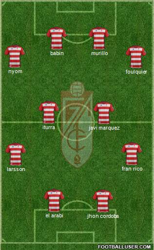 Granada C.F. Formation 2014