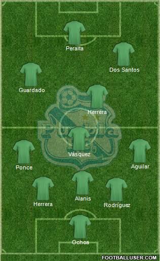 Club Puebla de la Franja football formation