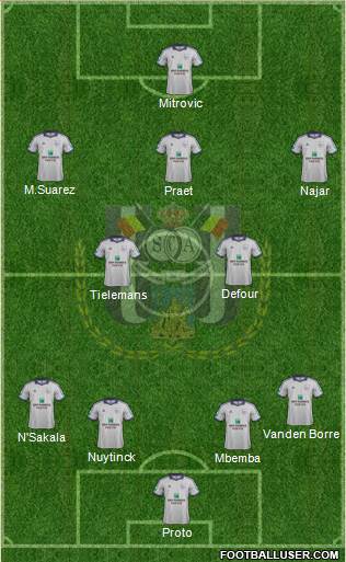 RSC Anderlecht Formation 2014
