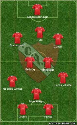 Independiente Formation 2014