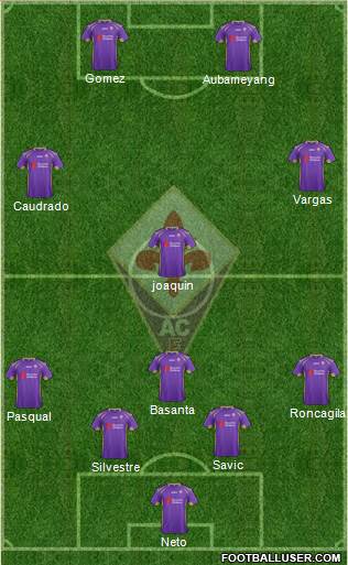 Fiorentina Formation 2014