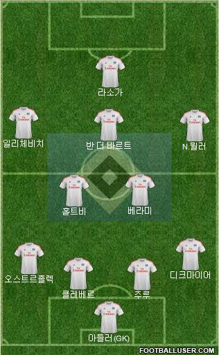 Hamburger SV Formation 2014
