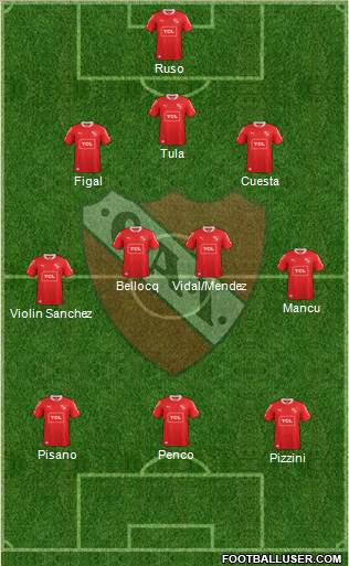 Independiente Formation 2014
