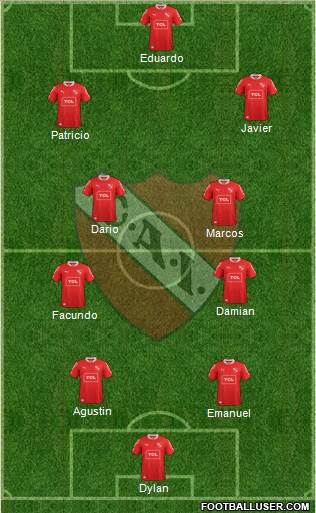 Independiente Formation 2014