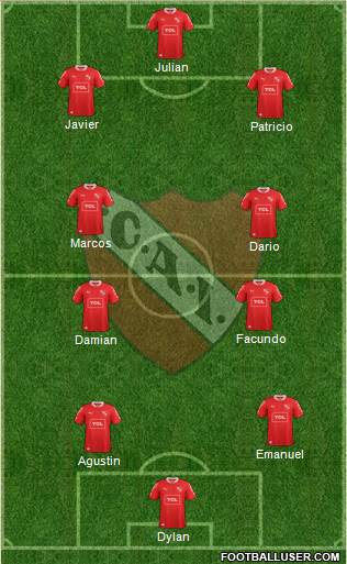 Independiente Formation 2014
