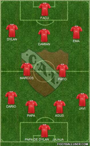 Independiente Formation 2014