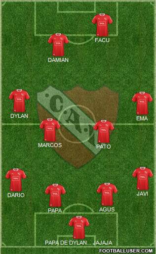 Independiente Formation 2014