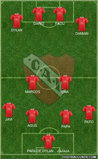 Independiente Formation 2014