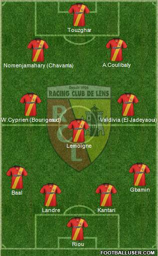 Racing Club de Lens Formation 2014