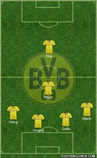 Borussia Dortmund Formation 2014
