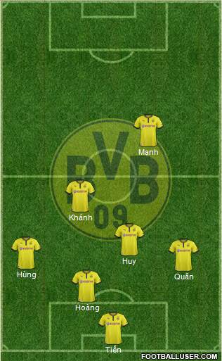 Borussia Dortmund Formation 2014