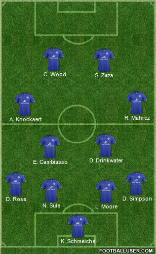 Leicester City Formation 2014